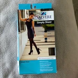 Salvere Simply Sheer Natural knee length. Small